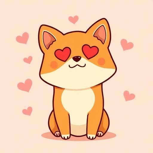 Floating shiba